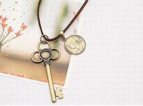 Hot-Sell-New-design-retro-personality-fashioned-key-pendant-Necklace-Free-Shipping
